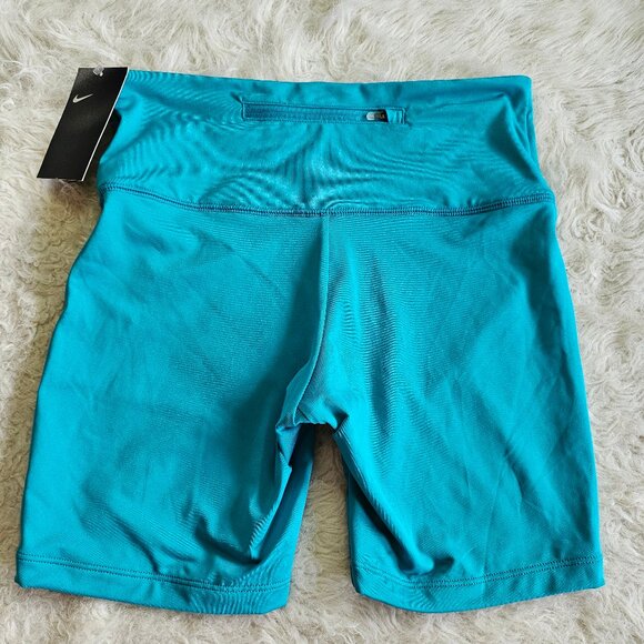 Nike Performance Kick Swim Blue Bike Shorts Size S - Picture 3 of 9